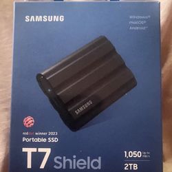 Samsung T7 Shield 2 TB Portable SSD Drive