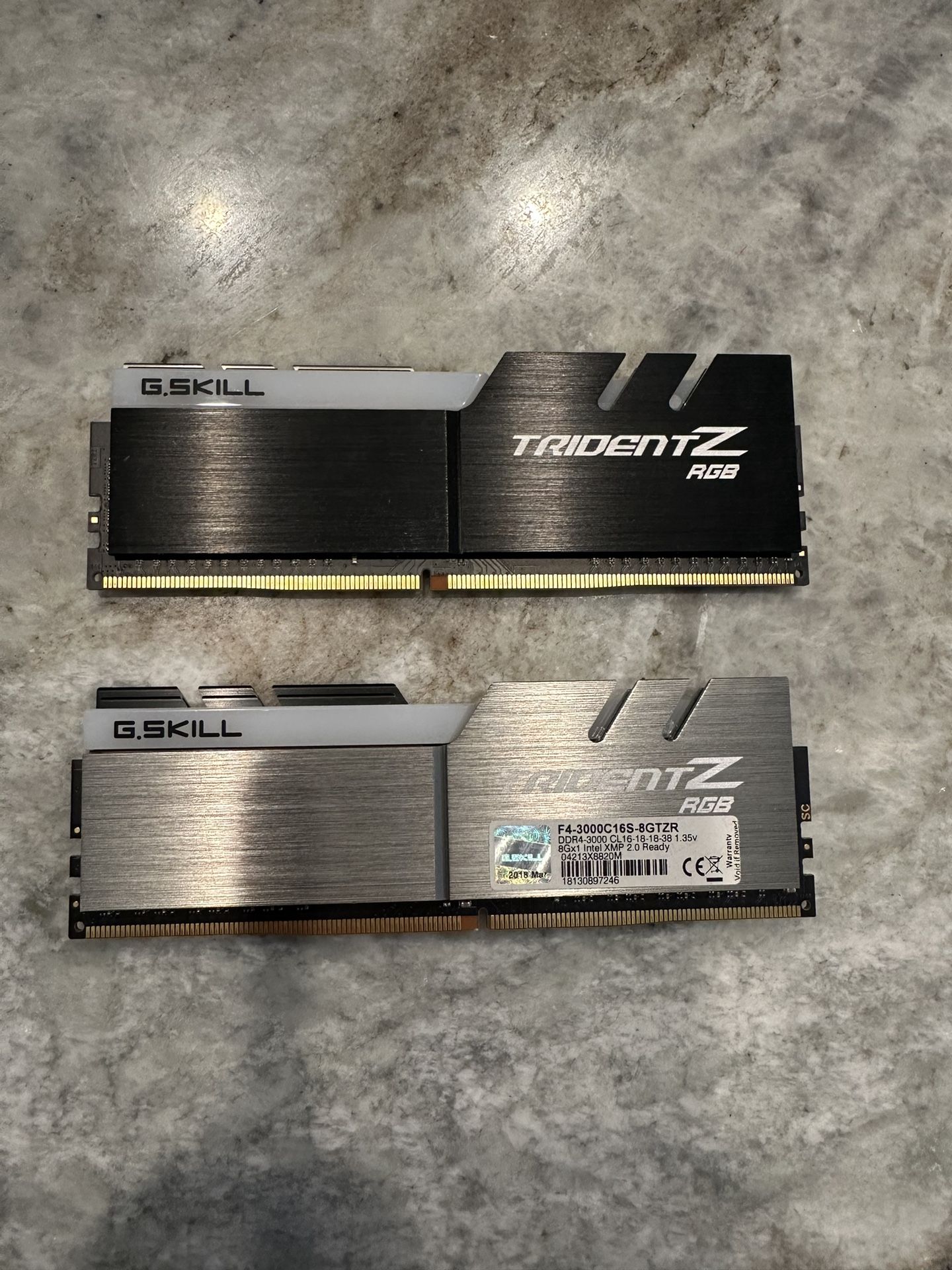 16g DDR4 RAM 2x8g
