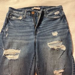 Blue ripped SO jeans ~ Size 5