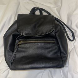 Black Mini Backpack 
