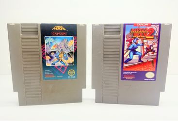Mega Man  1 & 2 Lot (Nintendo NES, 1987) **Tested