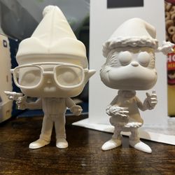 Funko Pop DIY Grinch And Dwight Shrute