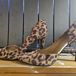 Mossimo Leopard Print Heels - Size 6