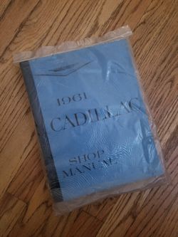 1961 Cadillac Shop Manual
