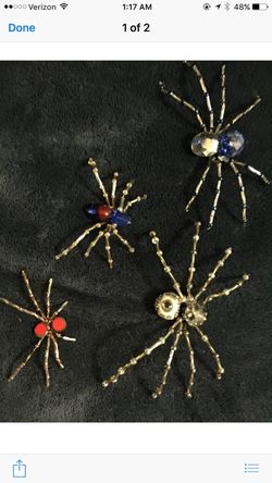 Ornamental spiders/Christmas spiders