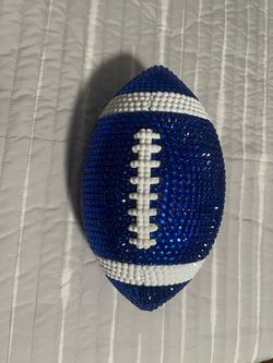 bedazzled Rhinestones football