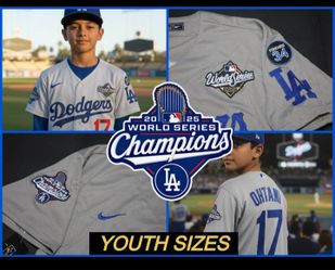 "New "..WS..Grey YOUTH "OHTANI" JERSEY