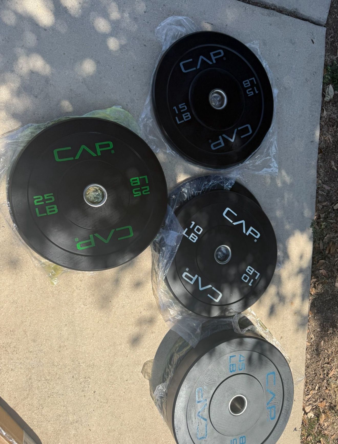 bumper weight plates new