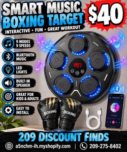 Smart Music Boxing Target