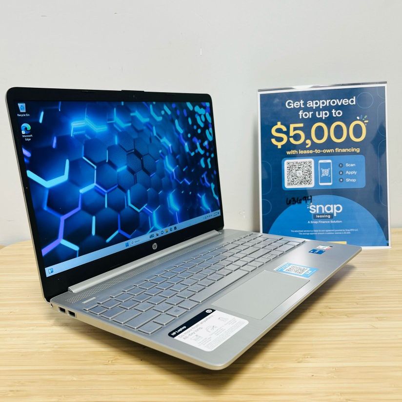 HP Laptop 15” 💻 Intel Core i5-11th/8GB RAM 🧬Intel Iris Graphics 🔥Warranty Included ✅ finance available💰