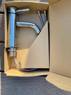 Brand New Stainless Steel Bathroom Faucet – In Box (2 Available)