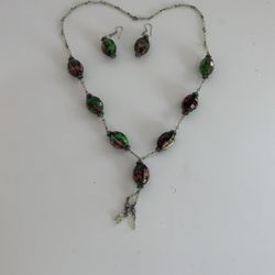 Necklace With Earrings 