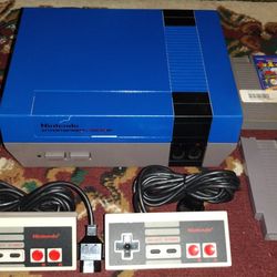 NINTENDO NES CONSOLE ORIGINAL SYSTEM WITH SUPER MARIO BROS DUCK HUNT BUNDLE 72 PIN