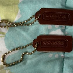 Vintage COACH Leather Ware Tags