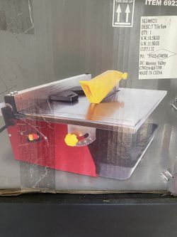 Tile Saw With Diamond Blade