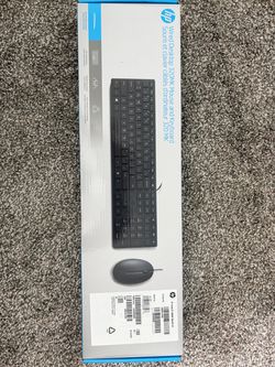 HP Wired Desktop 320MK Keyboard & Mouse Combo – Brand New