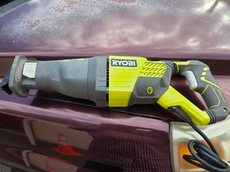 RYOBI ELECTRIC HEAVY DUTY SAWZALL/ RECIPROCATING SAW LIKE NEW USED FOR  Q TIMES PAID $95