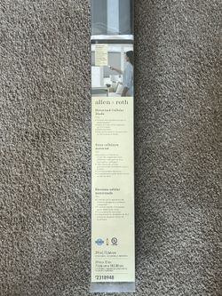 Allen + Roth Motorized Cellular Shade - Gray, 29”x72”