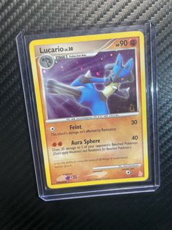 Pokémon Cards Lucario  DP Trainer Kit: Manaphy & Lucario