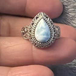 Pure 925 sterling silver ring size 8
