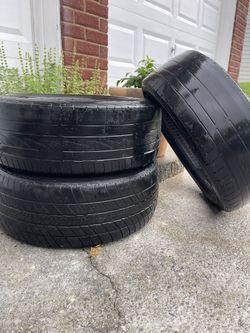 Three Used Tires