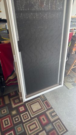 Patio door screen