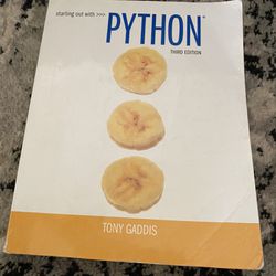 Starting Out With Python 3e