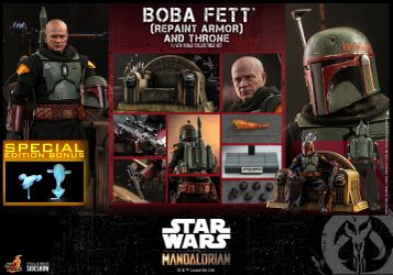 Hot Toys - Boba Fett Repaint Armor w/ Throne - 1/6 Scale - TMS056 - Star Wars