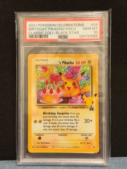 Pokemon Celebrations Pikachu Birthday #24