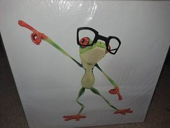 3D Frog Canvases 
