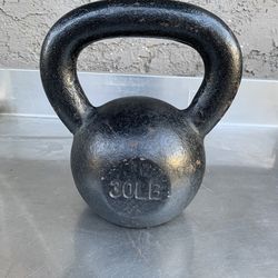 30lb. Yes4All Brand All Black Cast Iron Kettlebell Kettlebells
