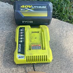 40 v battery and charger