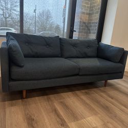 74” Loveseat- Twilight Blue (Article Brand)