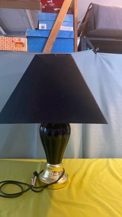 Black and gold lamp