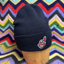 Vintage Cleveland Indians Chief Wahoo beanie