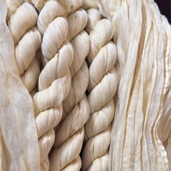 9 Pack Beige Cheesecloth Table Runner 10FT Boho Gauze Fabric Table Runner Vintage Rustic Sheer Runners for Wedding Party Bridal Baby Shower Long Tabl