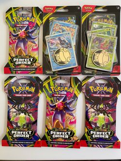 Pokemon Perfect Order lot of 6 Boosters New