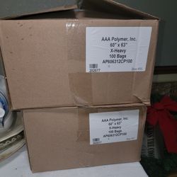 XL HEAVY DUTY CLEAR TRASH BAGS