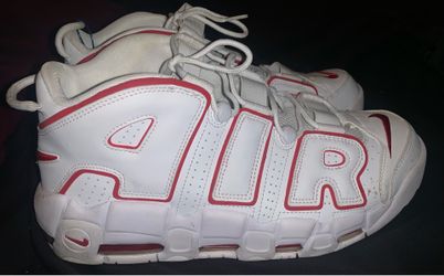 Nike Air More Uptempo White Red
