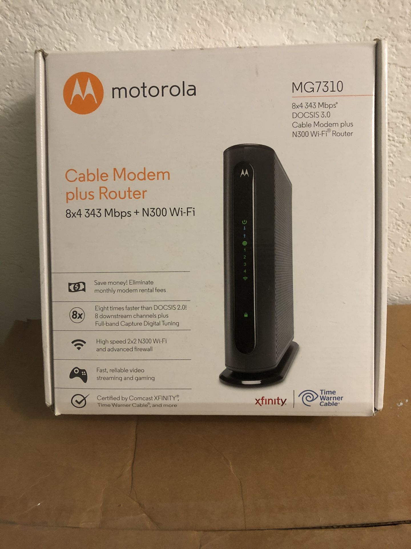 Motorola Cable modem plus router