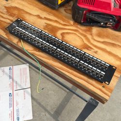 48 Port CAT6a Keystone Patch Panel