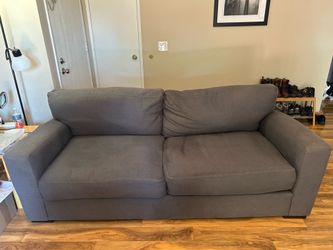 Full size gray couch