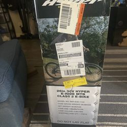 Brand New Hyper 26IN EMTB Gray Class 2