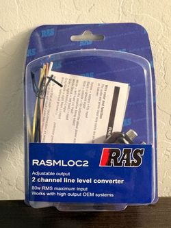 2 channels line level converter