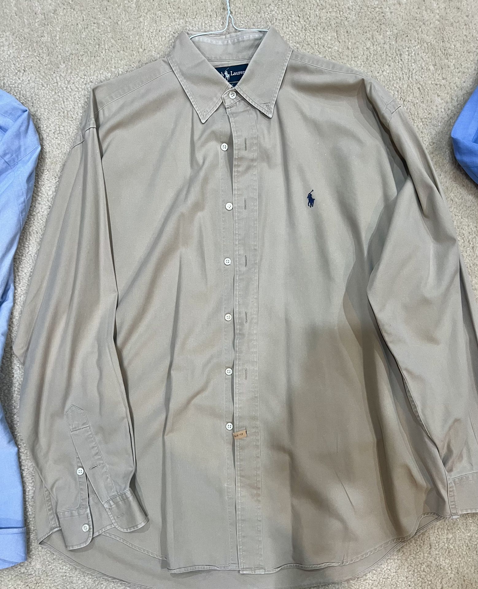 Ralph Lauren Blake 100% cotton shirt size large