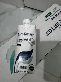 Katefarms nutrition shake plain whole box 12 pcs