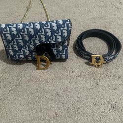 Dior purse Belt