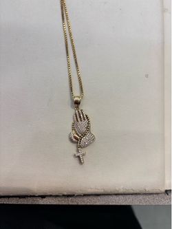 10k Boxlink Chain w/ Pendant