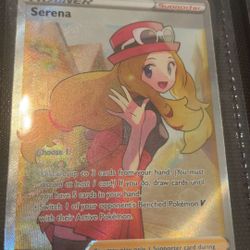 Serena Full Art 193/195 Ultra Rare Trainer Supporter card from the Pokémon TCG's Silver Tempest set