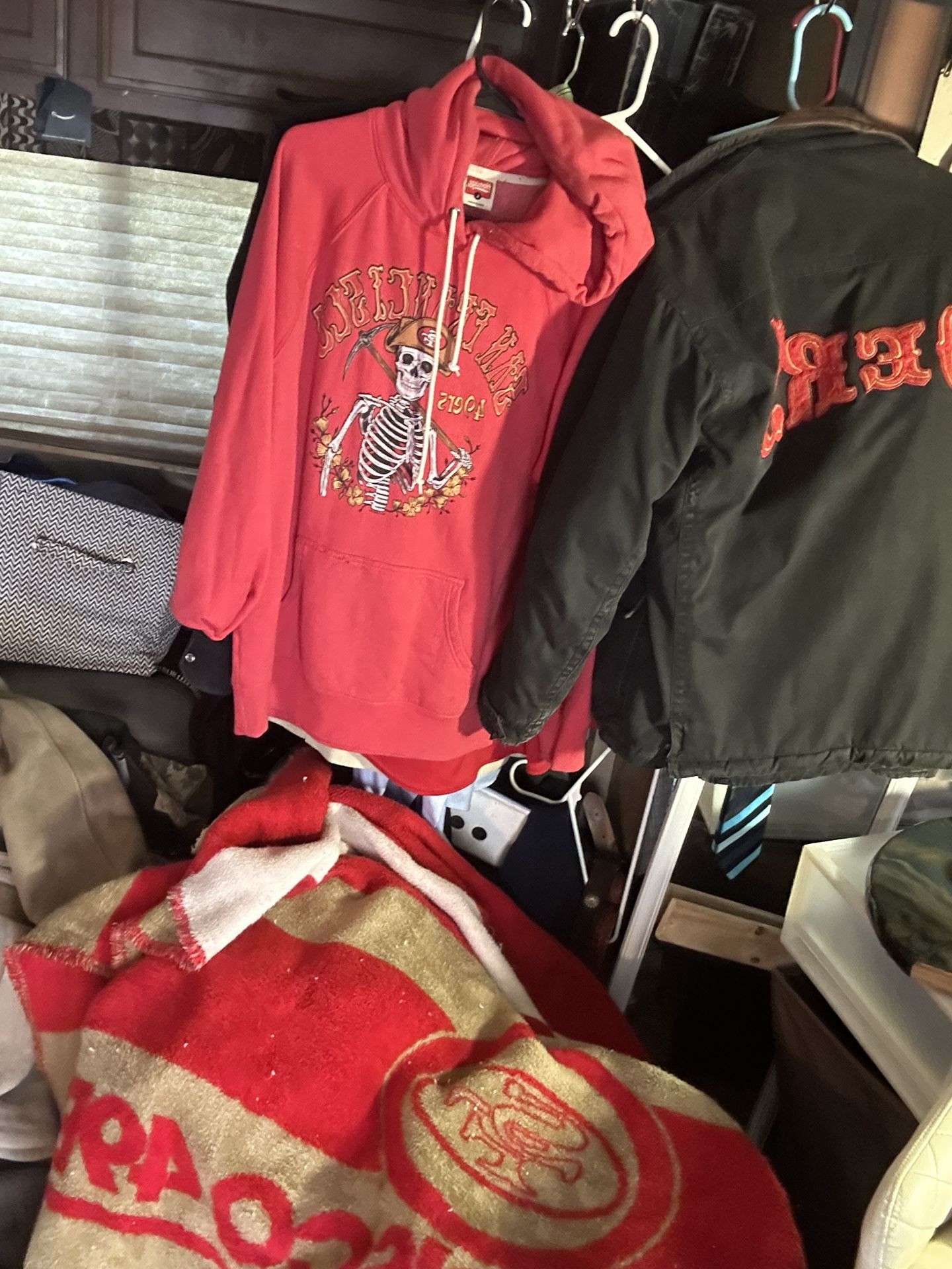 Homage San Francisco 49ers Hoodie/sweater, Retro Jacket, Throw Blanket